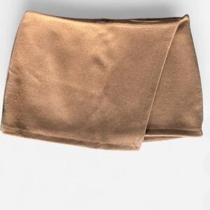 Abercrombie & Fitch Women's Brown tan wool miniskirt size L / XL